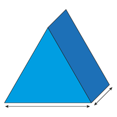Equilateral Triangle Foam Cut To Size